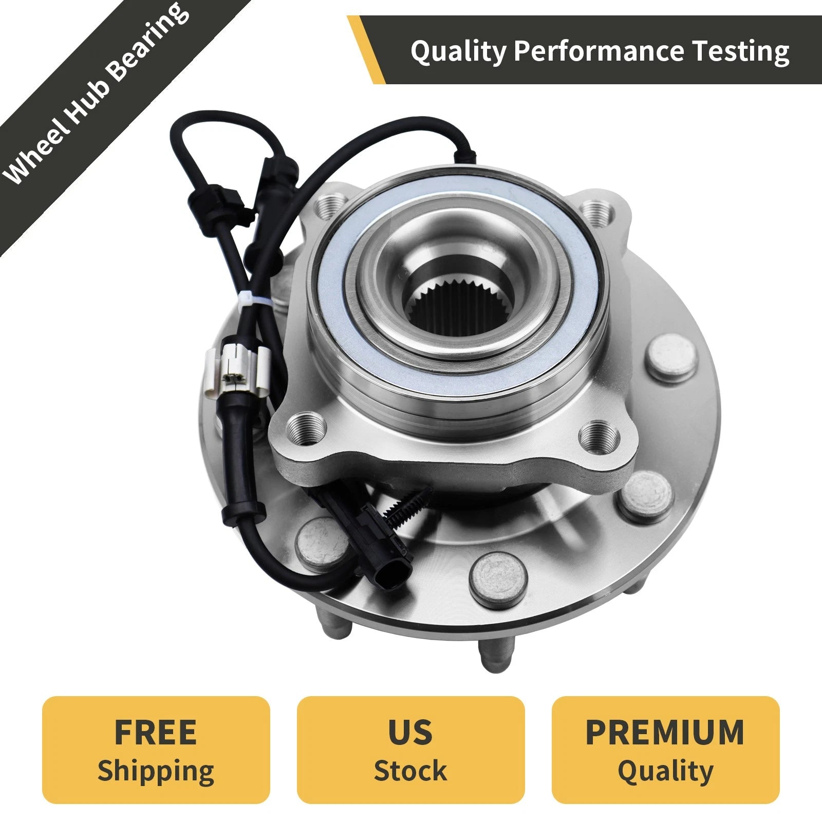 Front Wheel Bearing Hub for Chevrolet Silverado GMC Sierra 2500 HD (2001–2007)