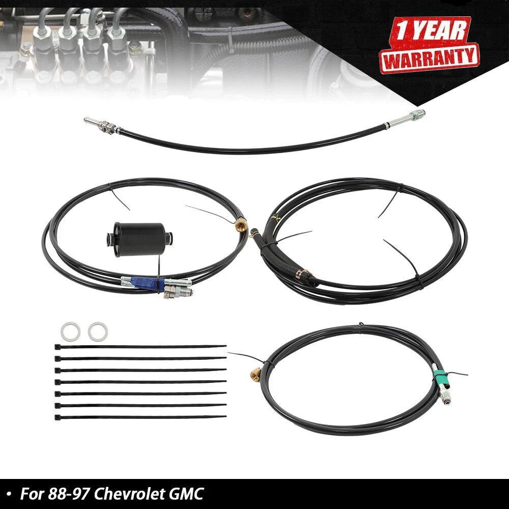 Complete Nylon Fuel Line Replacement Kit for Chevrolet GMC (1988–1997)