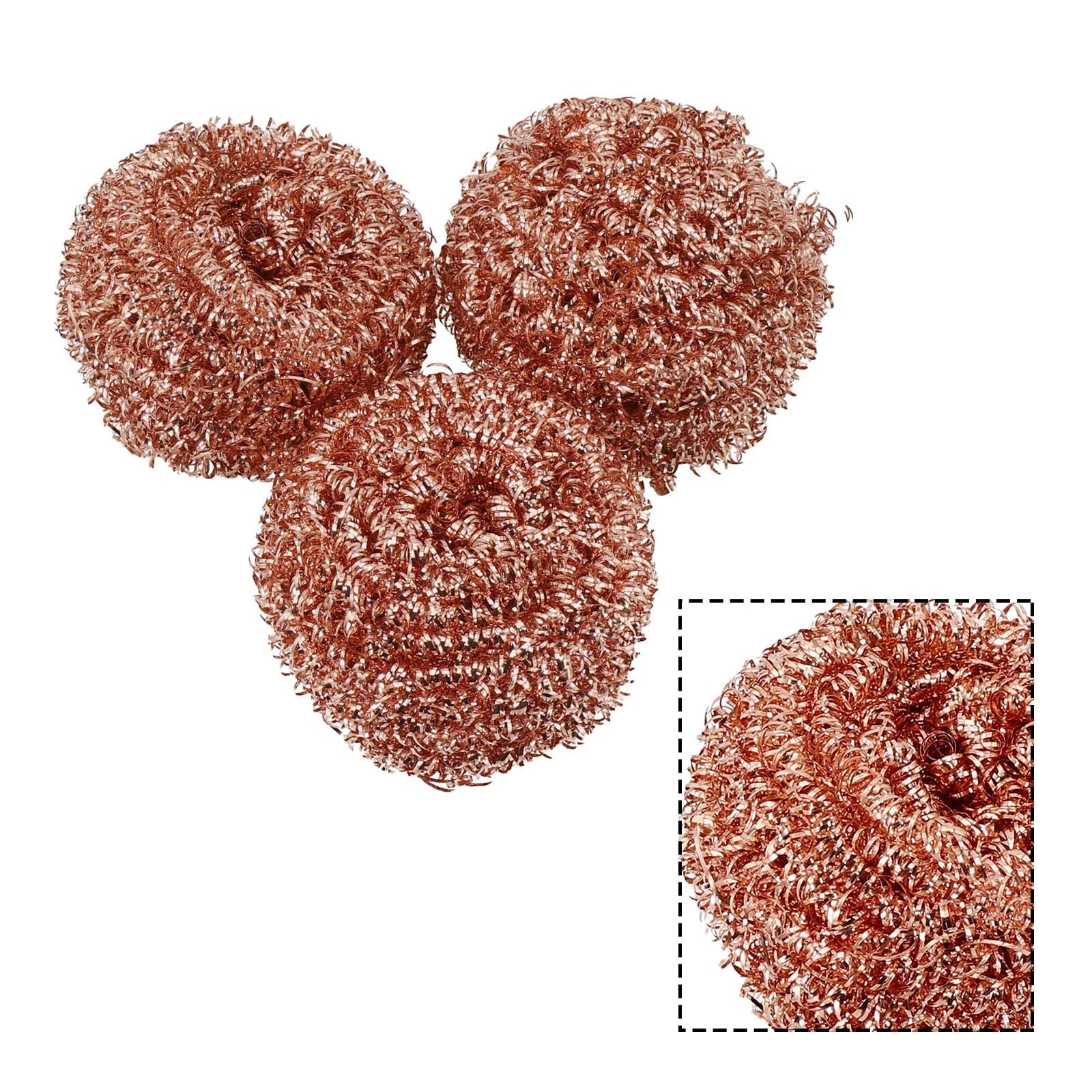 Copper Metal Sponge Balls for Effective Iron Tip Nozzle Slag Removal