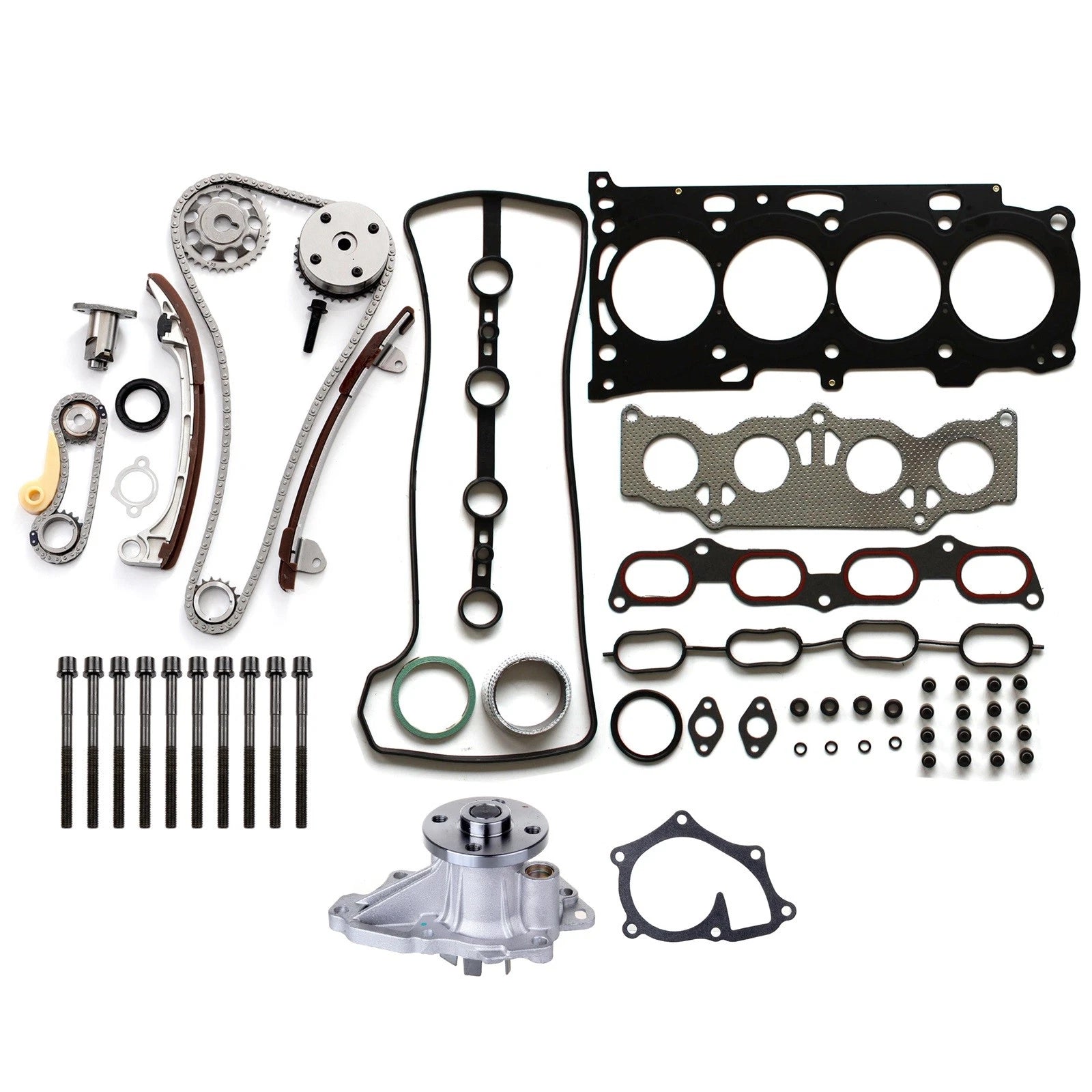 Set of 10 Head Gasket Bolts for Toyota RAV4 (2006–2009)