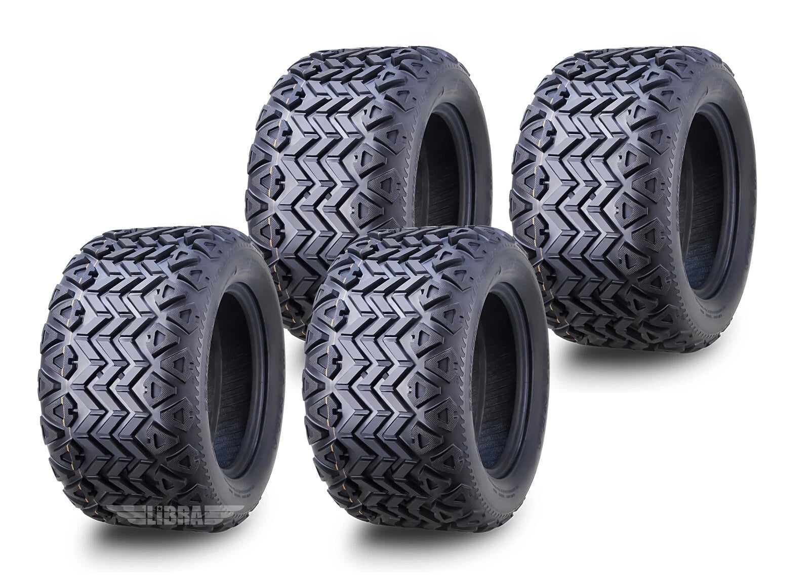 Set of 4 WANDA 22X11-12 Golf Cart ATV Tires 4 Ply - 14033
