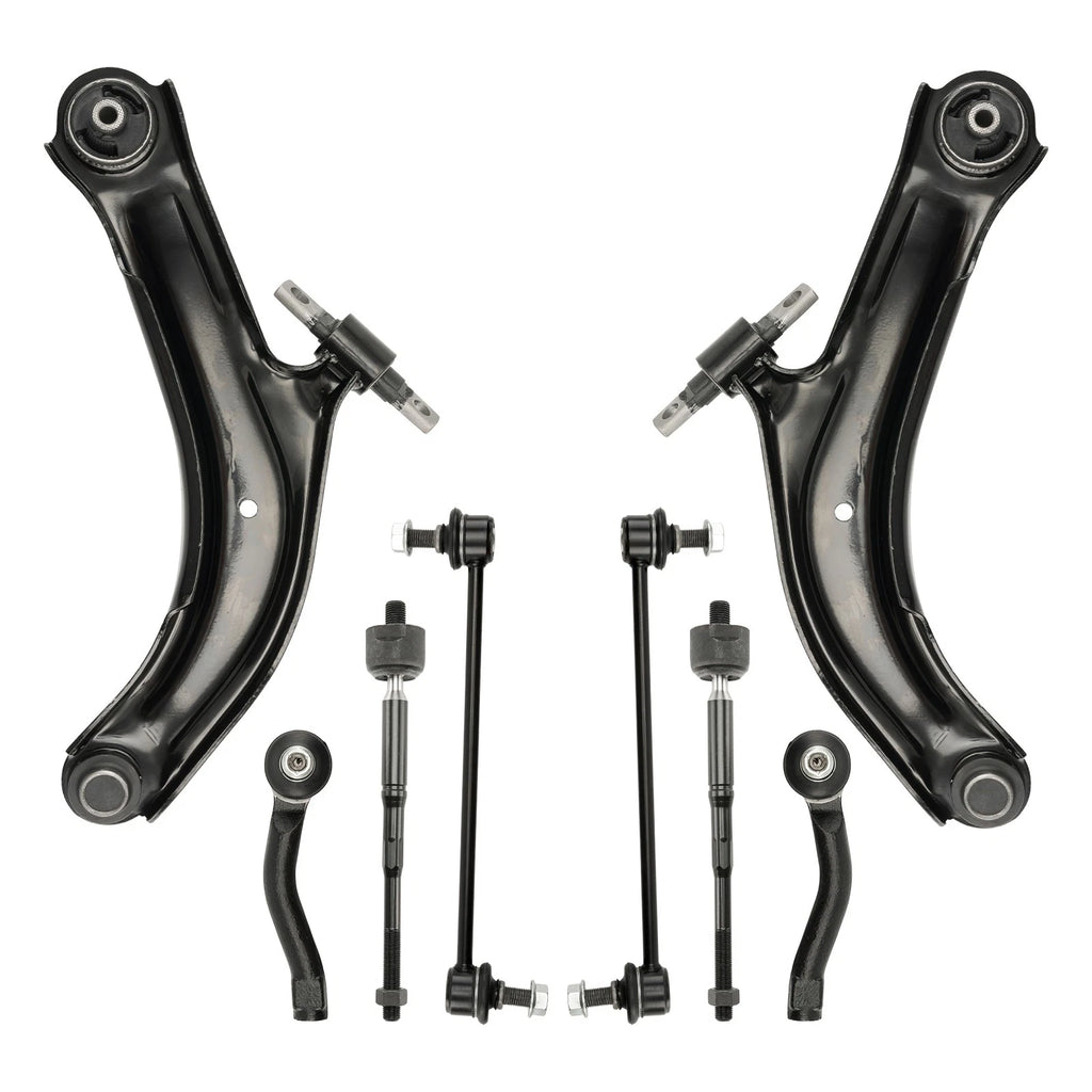 Front Control Arms Sway Bar Links and Tie Rods for Nissan Sentra (2007–2012)
