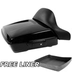 Chopped Trunk & Black Latch Backrest for Harley Touring Street Glide (2014–2026)