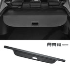 Retractable Cargo Cover for Kia Soul (2008–2013) - Carbon Fiber Pattern Black