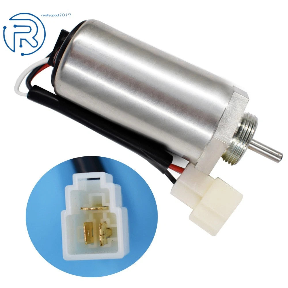 Fuel Shut Off Solenoid for Isuzu Engines (3LD1, 3LD2, 4LE1, 3LB1)