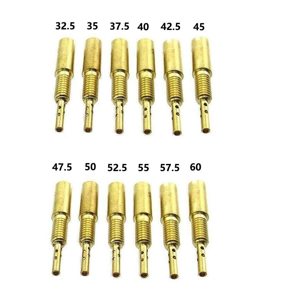 12pc Idle Jet Slow Pilot Jets 32.5-60 for Mikuni TM VM28/486 HSR42/45/48