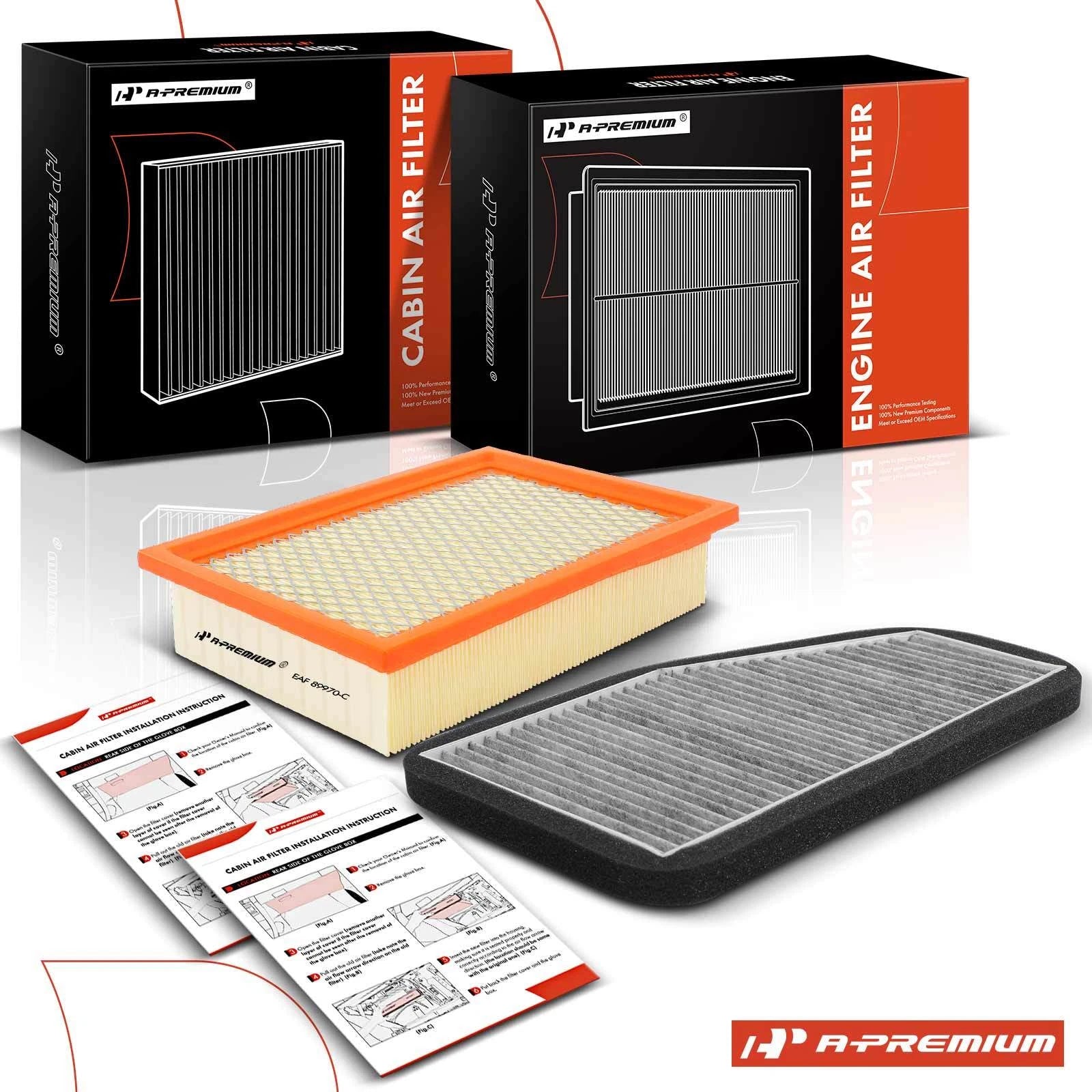 Engine & Cabin Air Filter for Ford Escape Mazda Tribute (2007–2012)