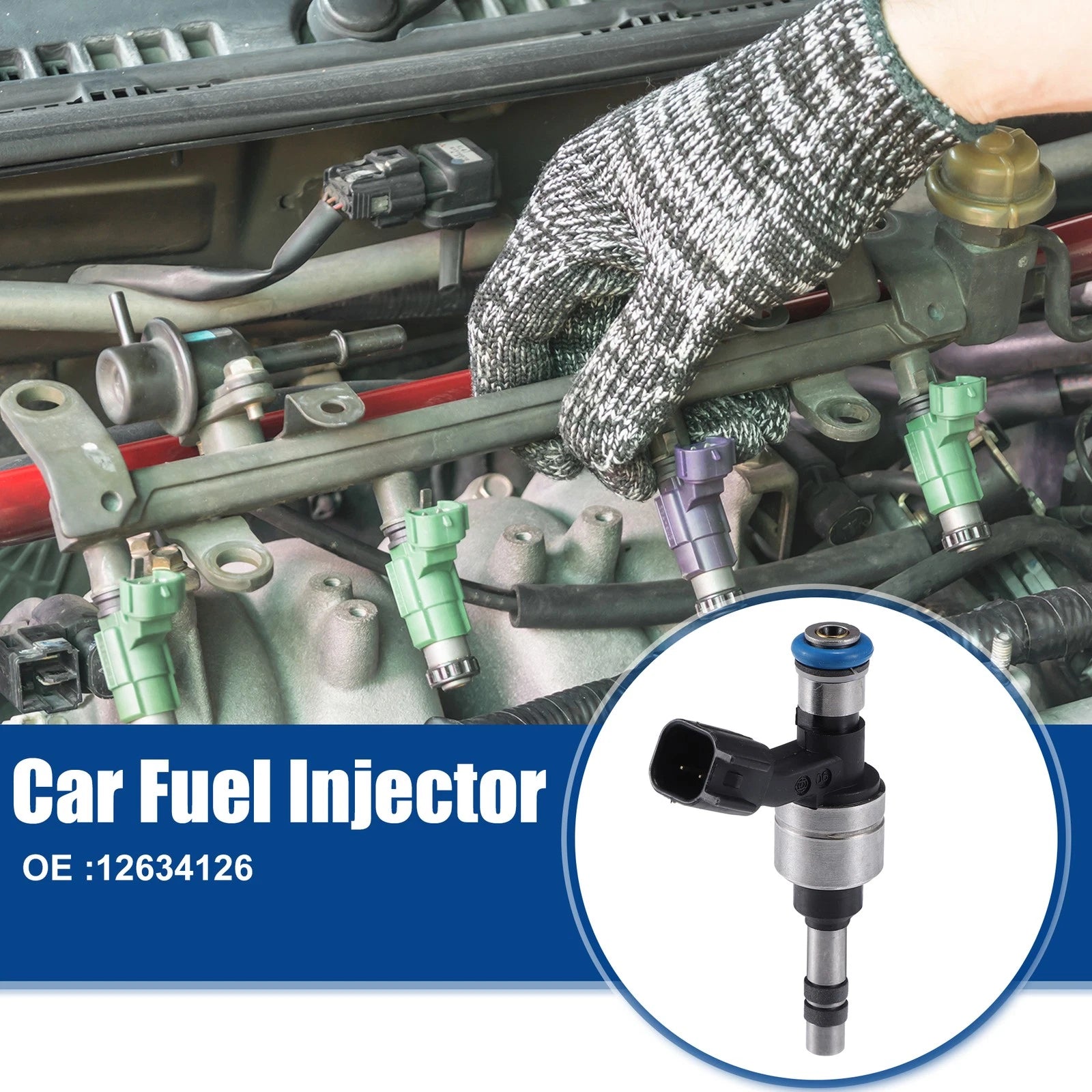 6pcs Fuel Injector Nozzle for Chevrolet Colorado 3.6L (2015–2016) 12634126