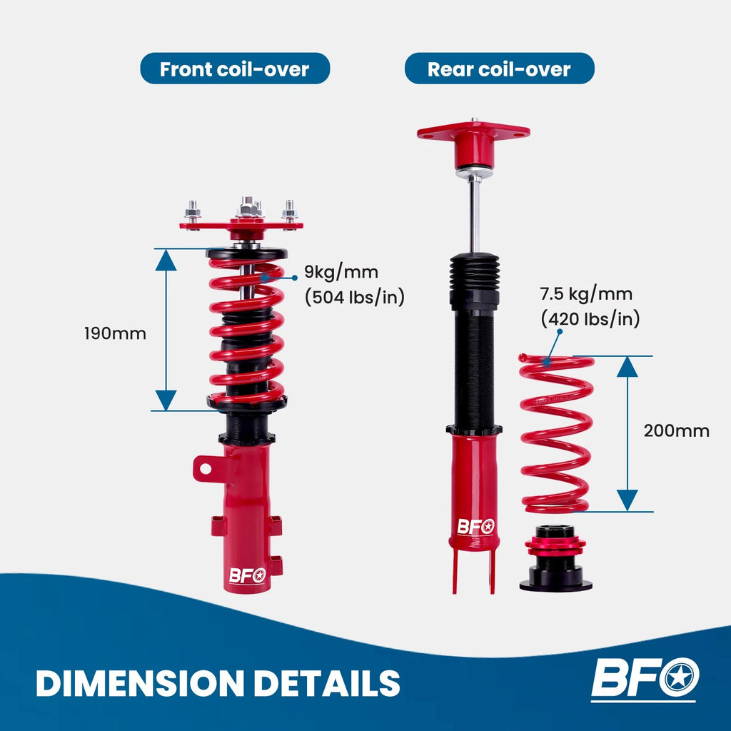 Adjustable Coilovers for KIA Optima TF (2011–2015)