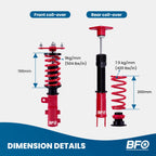 Adjustable Coilovers for KIA Optima TF (2011–2015)