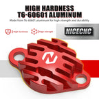 Rear Brake Caliper Plate Cover for Honda Sportrax 450 TRX450R (2004–2009) #43360-HN1-A41 Red