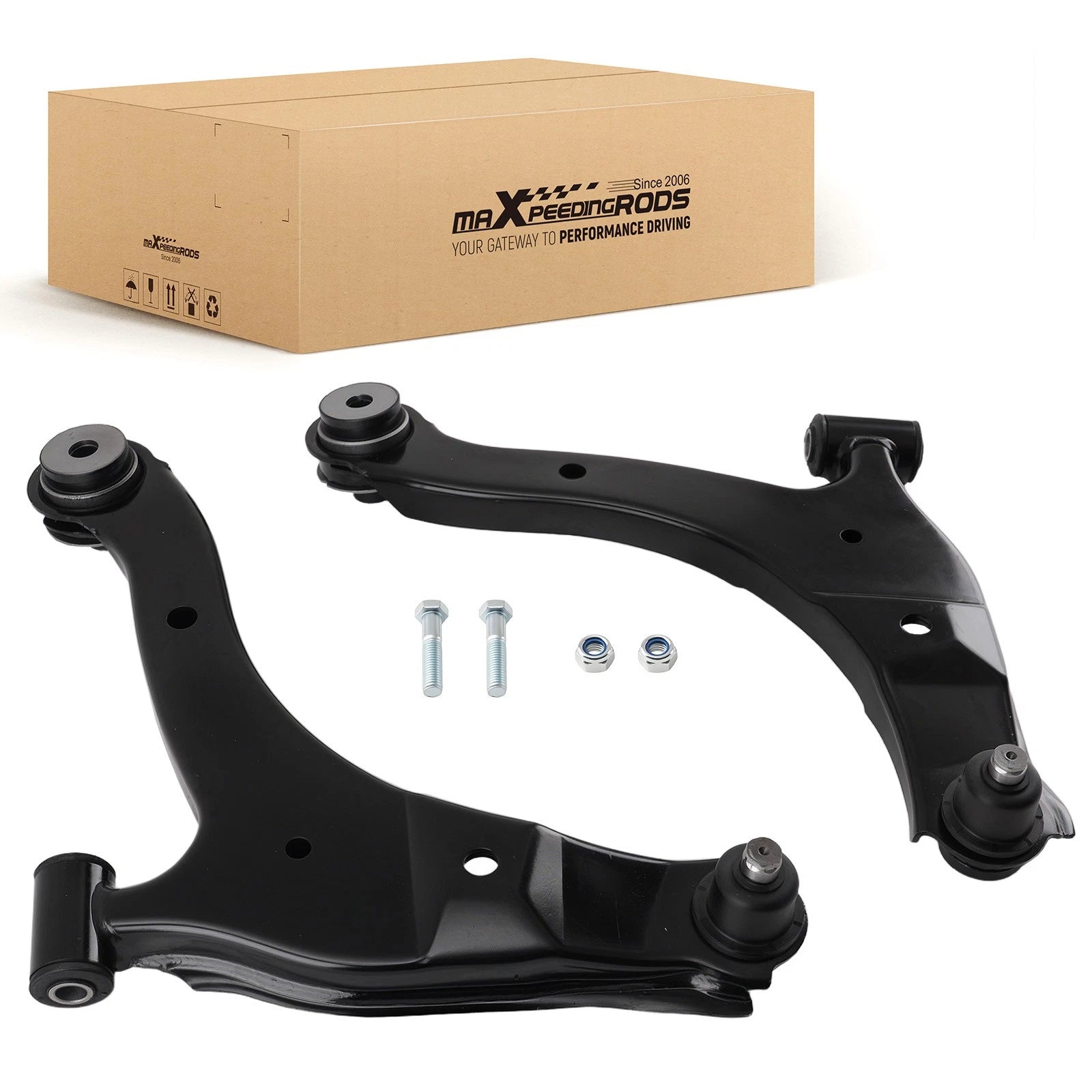 2X Front Lower Control Arms for Chrysler PT Cruiser, Plymouth Neon (2001–2010)