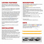 Reflective Warning Strip Tape for Car Truck Bumper (2000-2005)
