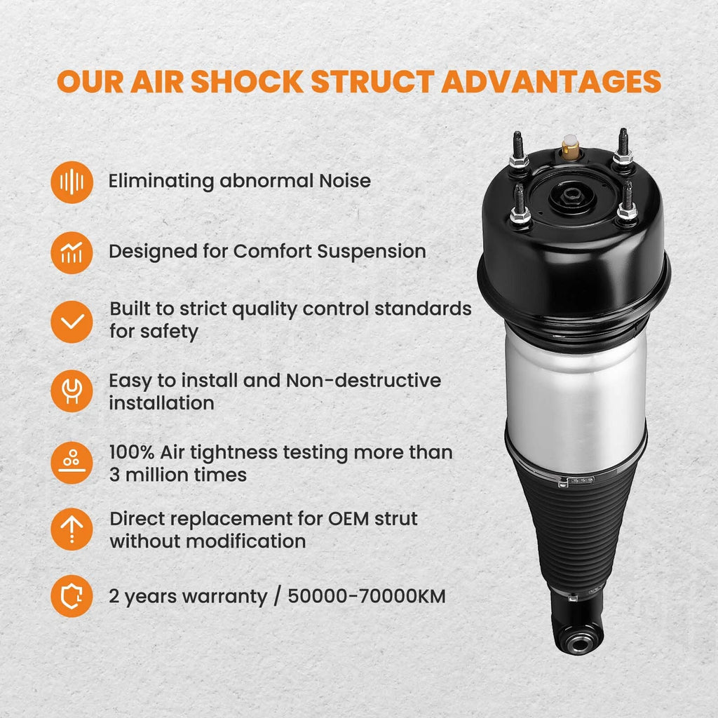 Pair Rear Air Shock Absorbers for Jaguar XJ (1995–2009)
