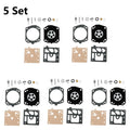 5X Carburetor Gasket Repair Kit for Walbro K22-HDA Chainsaw