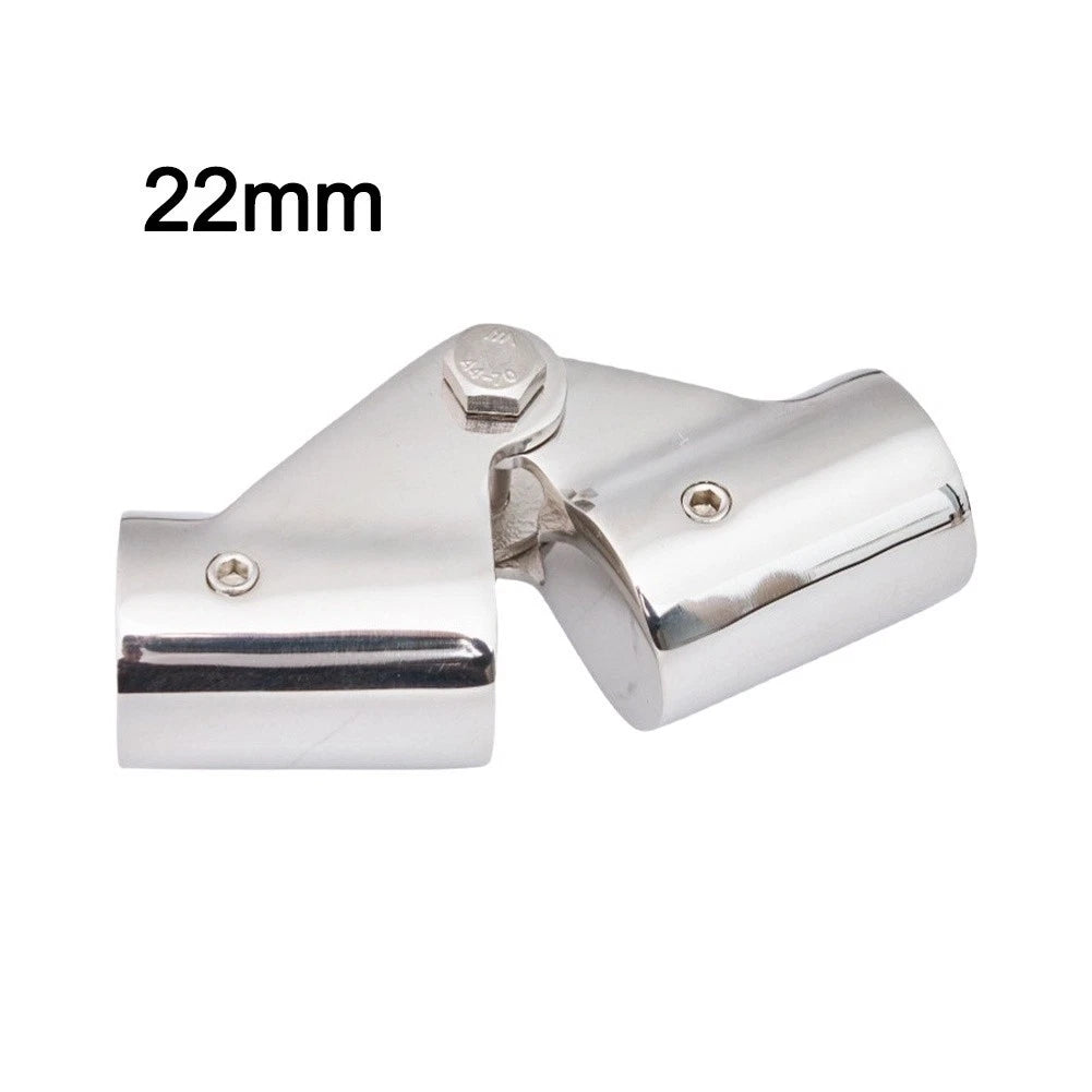 Folding Swivel Connector for Boat Tube 316 SS 22mm 25mm