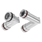 Set of 2 Heater Hose Elbows for Chevy Buick (1995–2008) 3.8L Aluminum