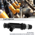 Fuel Injector No. 96334808 for Suzuki Reno 2.0L (2005–2008) 1 Pc Black