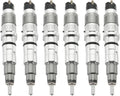 Set of 6 Fuel Injectors 0445120455 5367161 for Cummins QSB4.5 QSB6.7