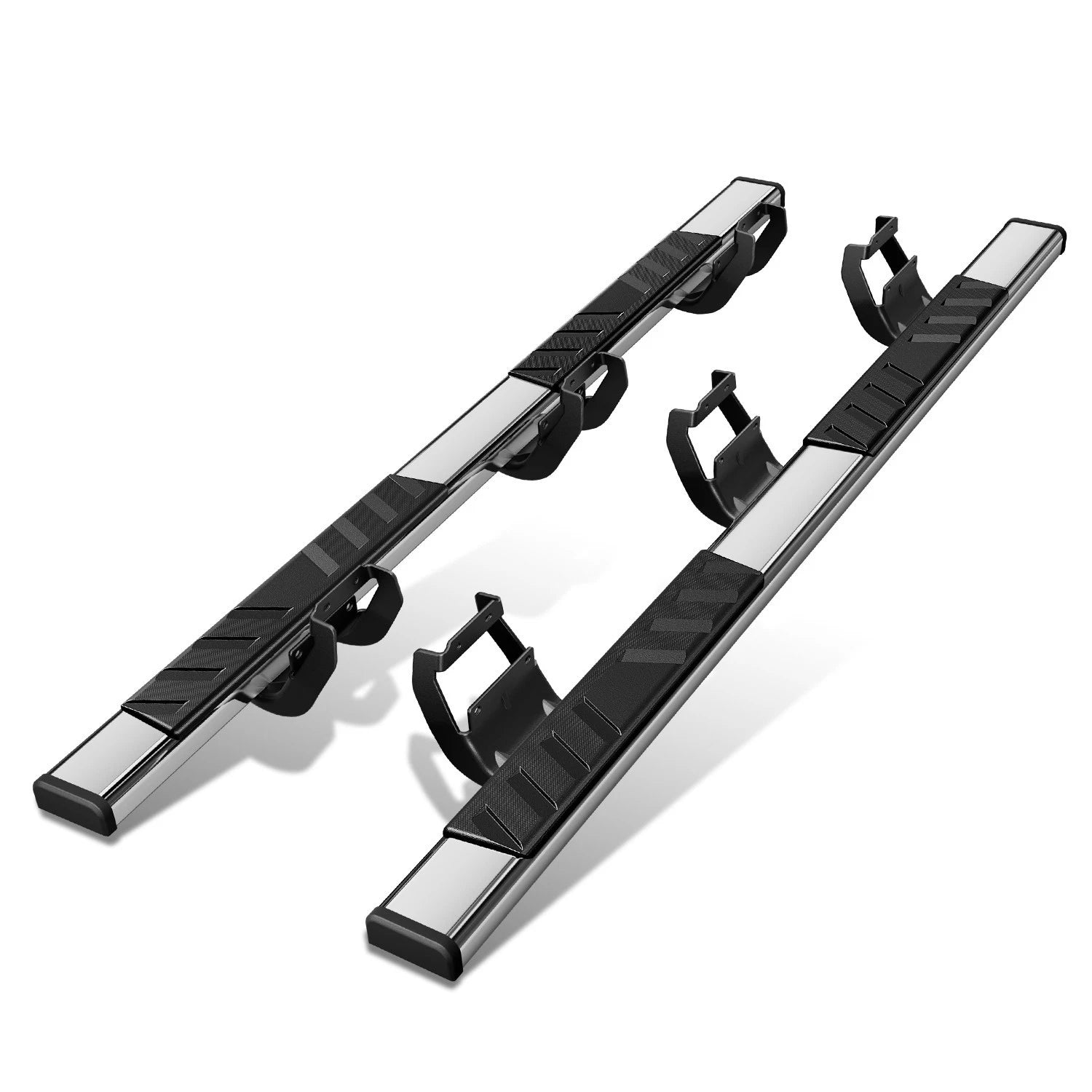 Set of 2 Stainless Steel Side Step Bars for Ford F150 Crew Cab (2015–2020)