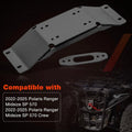 Trailer Winch Mount Plate Bracket Set for Polaris Ranger Midsize 570 (2022–2025)