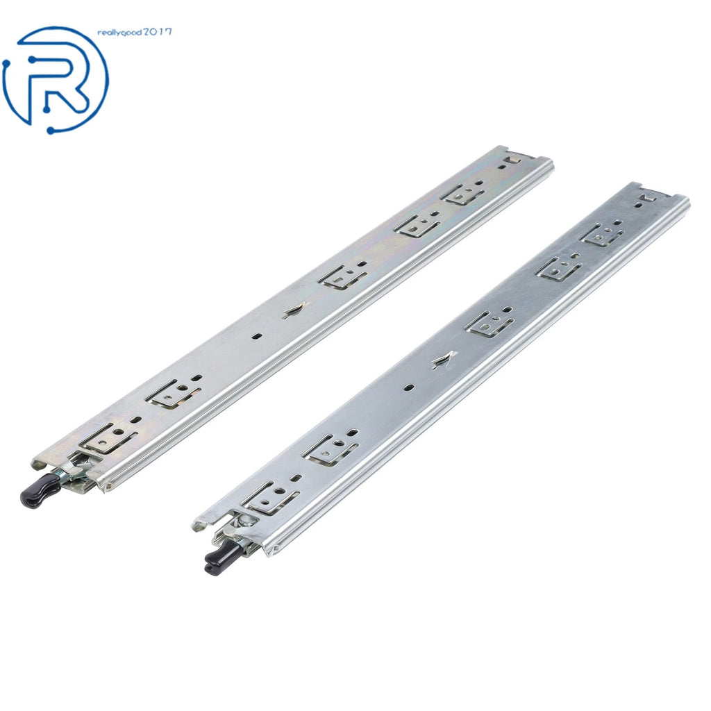 Set of 2 Heavy Duty Drawer Slides for Universal Applications (22 Inch)