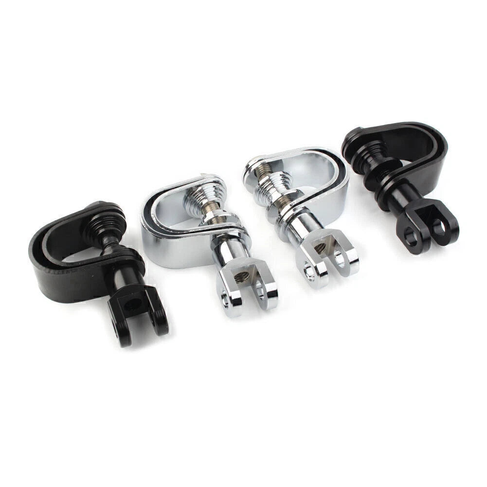 Pair of 25mm & 32mm Motorcycle Highway Engine Crash Bar Foot Peg Clamps