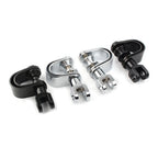 Pair of 25mm & 32mm Motorcycle Highway Engine Crash Bar Foot Peg Clamps