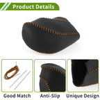 Gear Shift Knob Cover for Toyota Highlander (2008–2013) Black Brown