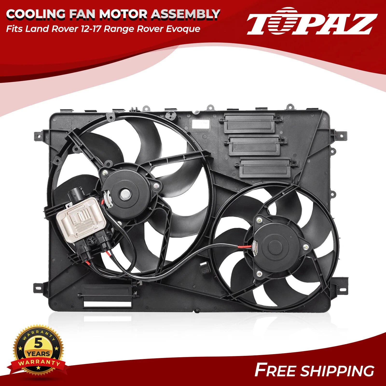 Cooling Fan Motor Assembly for Land Rover Range Rover Evoque (2012–2017)