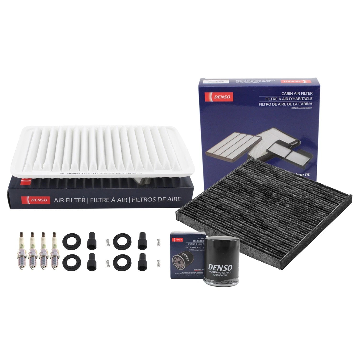 Tune Up Kit with 4 NGK Spark Plugs & Boots for Camry Solara (2000–2003)
