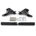2X Black Rear Passenger Footrest Peg Mount for Harley Sportster XL883 XL1200 (2004–2013)