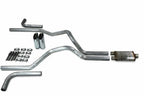 2.5" Dual Exhaust Kit for Chevy GMC 1500 (2019–2025) with Slash Tips
