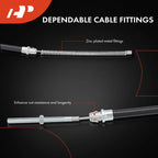 2X Rear Parking Brake Cable for Chevrolet Express 2500 GMC Savana 2500 (2003–2014)