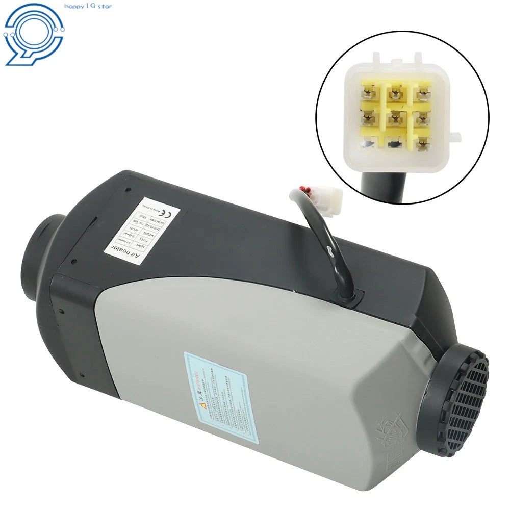 10L Diesel Air Heater Thermostat Monitor for Trucks Bus RV Trailer (5000W, 12V)