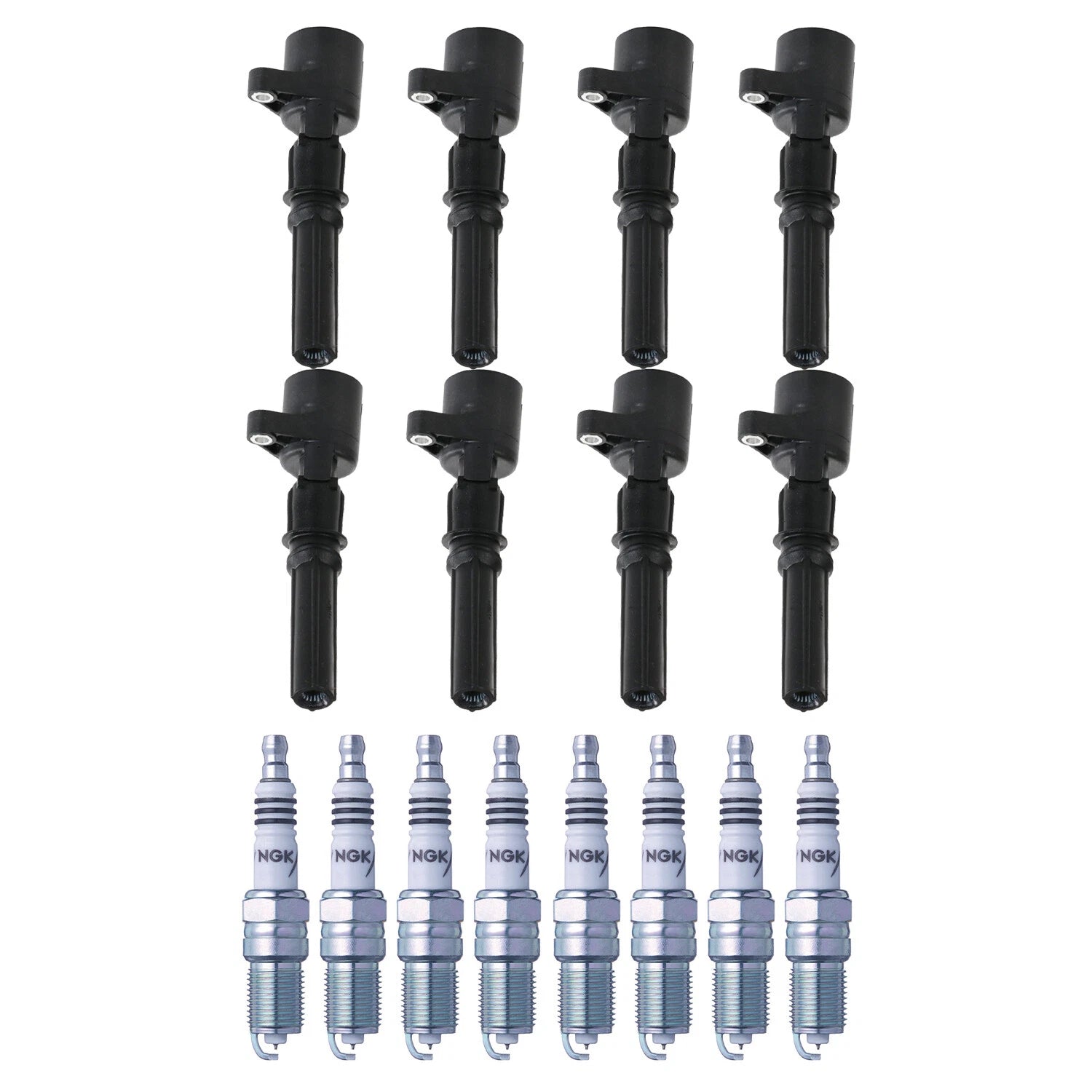 Set of 8 Ignition Coils & Spark Plugs for DeVille Mustang G30 V8