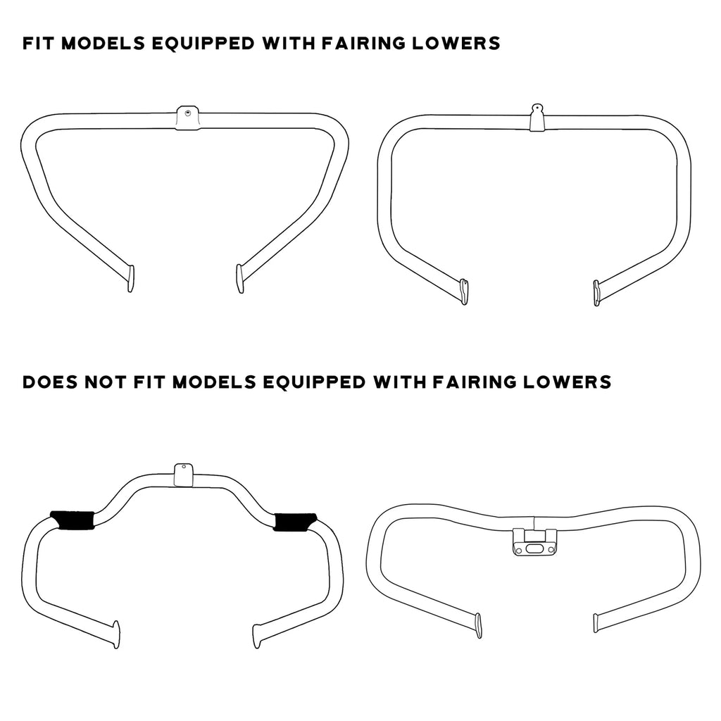 Lower Vented Leg Fairings Cap for Harley Davidson Touring Glide (1983–2013)