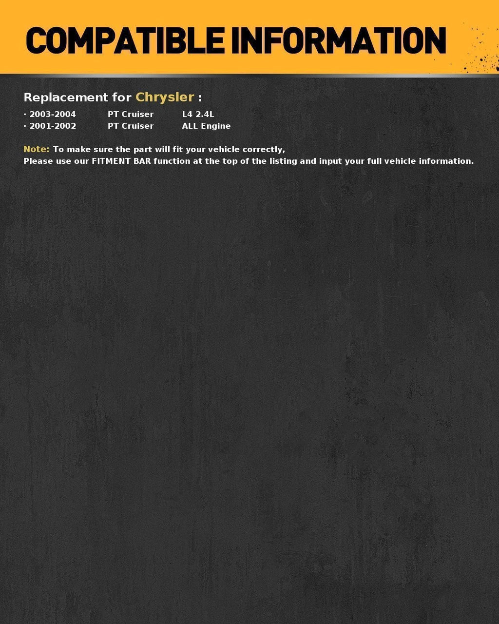 Fuel Pump Assembly for Chrysler PT Cruiser (2001-2004)