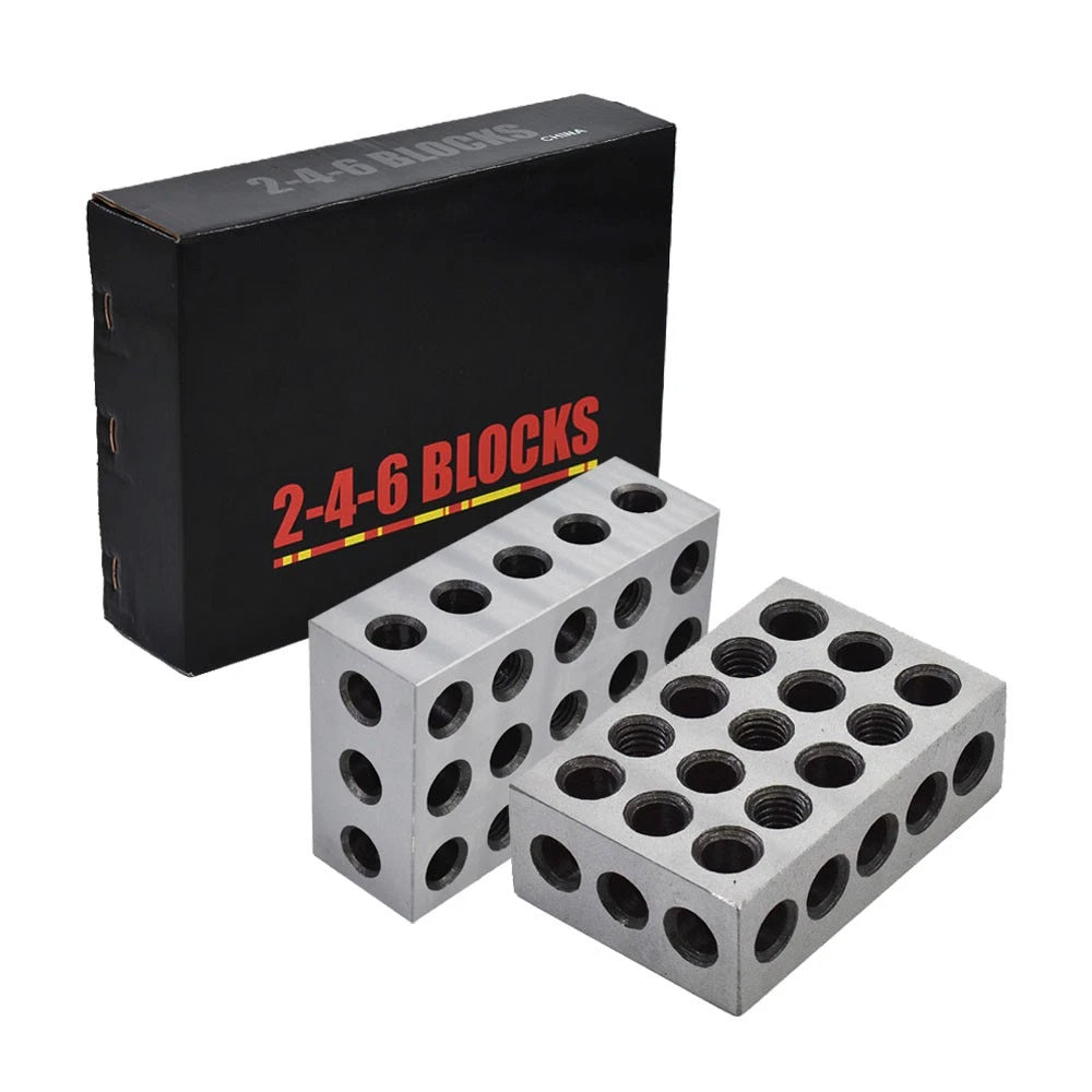 Set of 2 Precision Machinist 246 Jig Blocks for Automotive Use