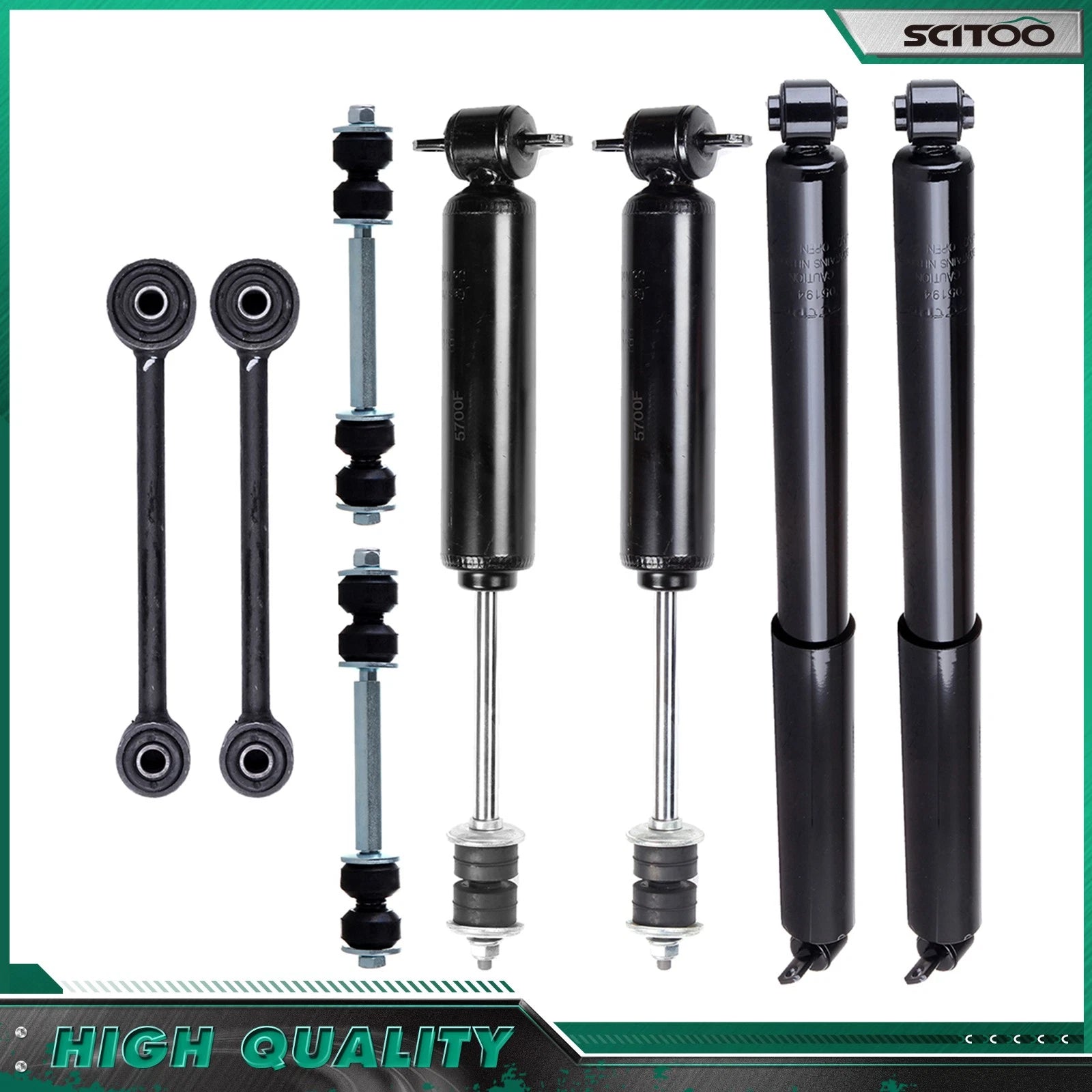 Rear Strut w/Coil Spring Sway Bar for GMC Jimmy/Chevy Blazer (1994–2005)