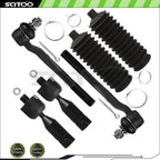 8-Piece Steering Kit Tie Rod End Sway Bar End Links for Nissan Altima (2002–2004)