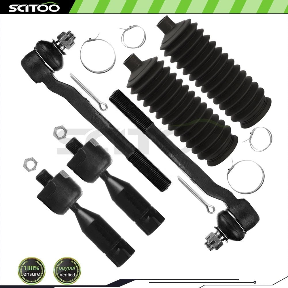 8-Piece Steering Kit Tie Rod End Sway Bar End Links for Nissan Altima (2002–2004)