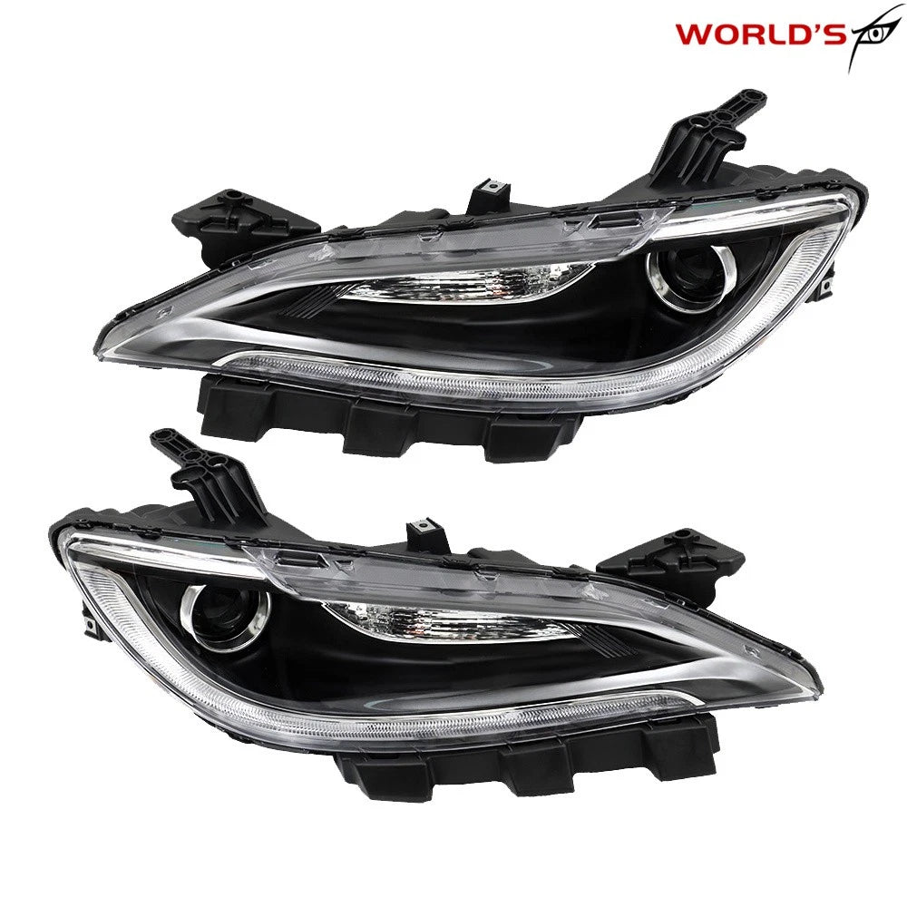 Headlight Assembly Set for Chrysler 200 (2016–2017) Halogen
