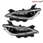 Headlight Assembly Set for Chrysler 200 (2016–2017) Halogen