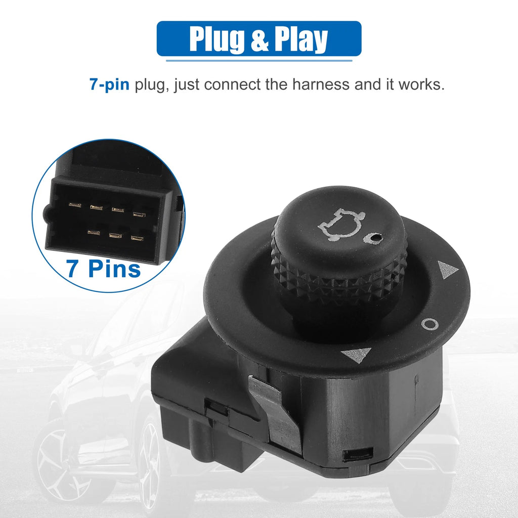 Power Mirror Control Switch for Ford Fiesta (1978–1980) 93BG-17B676-BA