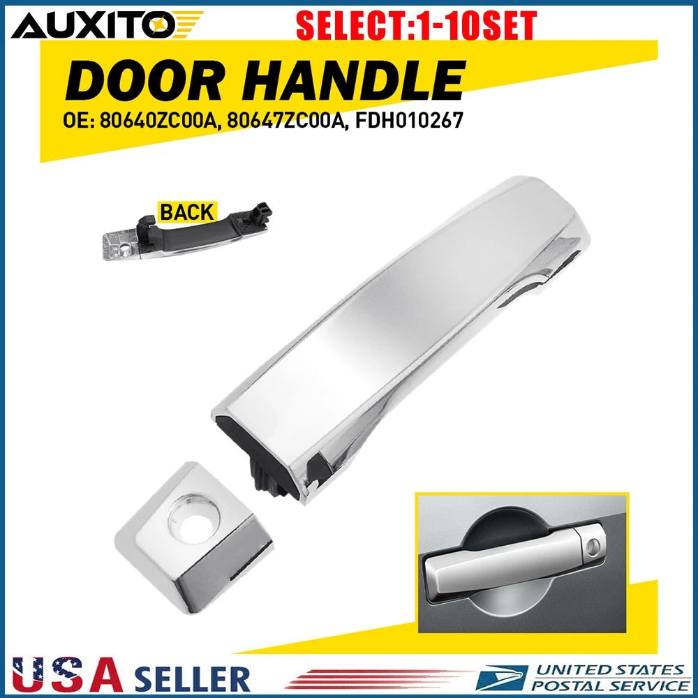Set of 1 Chrome Outer Door Handle for Nissan Titan/Armada (2004–2015)