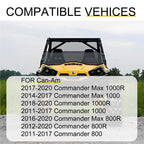 2X Rear Tailgate Cargo Box Handle 708300398 for Can-Am Commander 800 1000 (2011–2017)