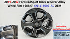 16x6.5" Black & Silver Alloy Wheel Rim for Ford EcoSport (2019–2022) GN1Z-1007-AC