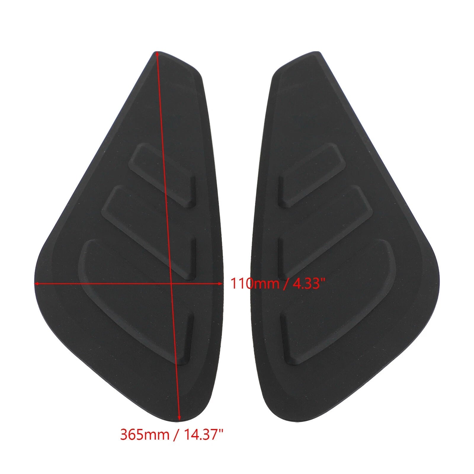 Rubber Grip Gas Tank Knee Pads for Pan America 1250 (2021–2022) T9