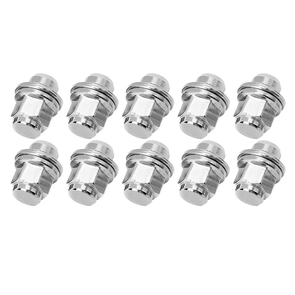 10PCS Hub Screws Wheel Nut Set for Jaguar FTYPE (2014–2023)